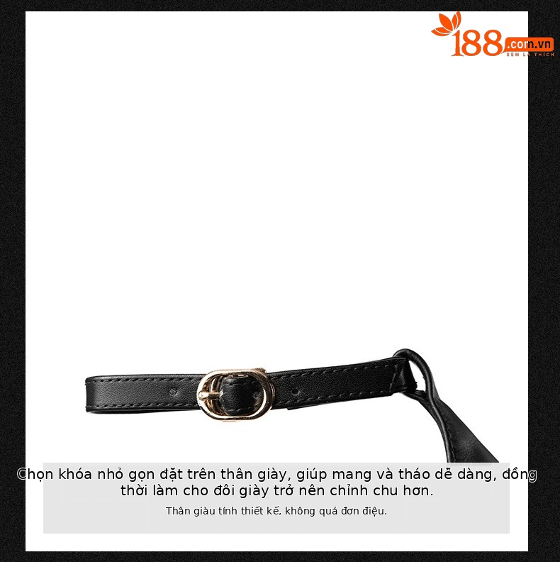 Sandal cao gót nữ hở mũi quai ngang kiểu Pháp, gót siêu cao 9 cm — Đen chi tiết 8