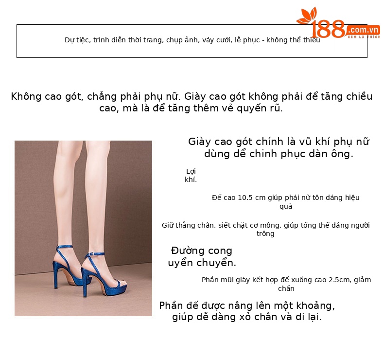 Sandal cao gót nữ hở mũi quai ngang một dây, gót nhọn 9 cm — Hồng Vàng, Xanh chi tiết 2