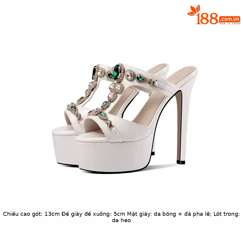 Trắng Cao Gót 13cm