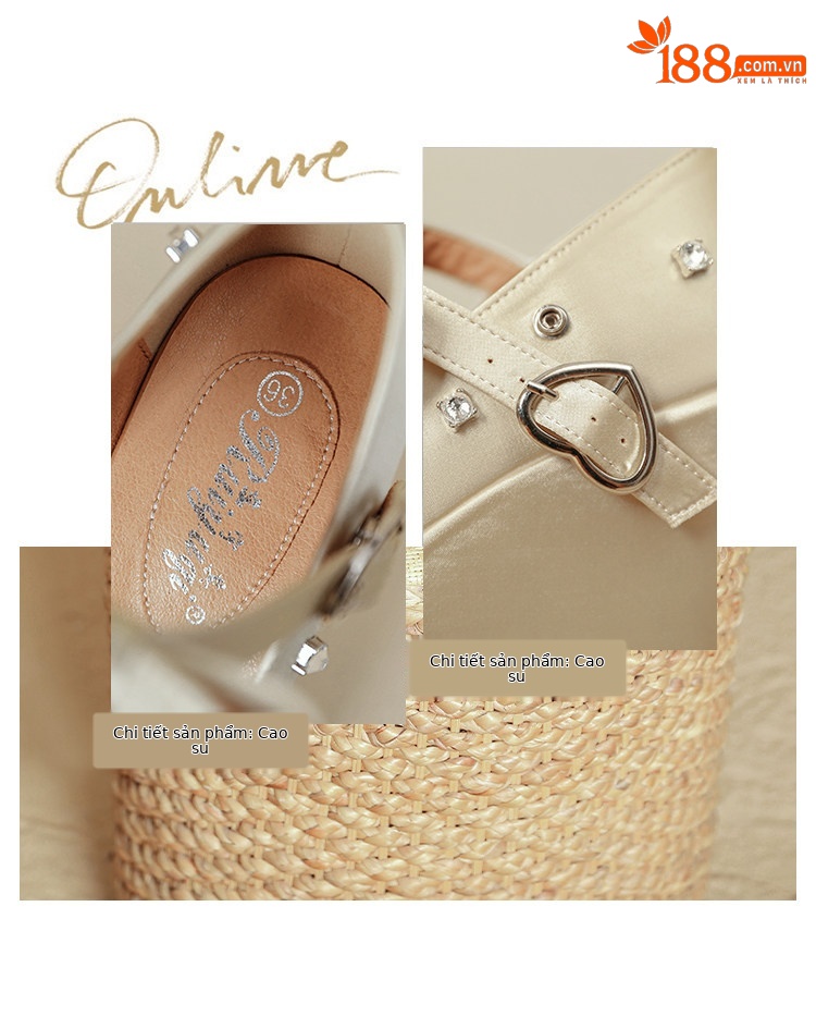 Giày cao gót nữ đế xuồng platform màu đỏ pha lê, gót 15 cm, phong cách Trung Hoa — Mơ 10cm, Mơ 15cm, Đỏ 10cm, Đỏ 15cm chi tiết 26