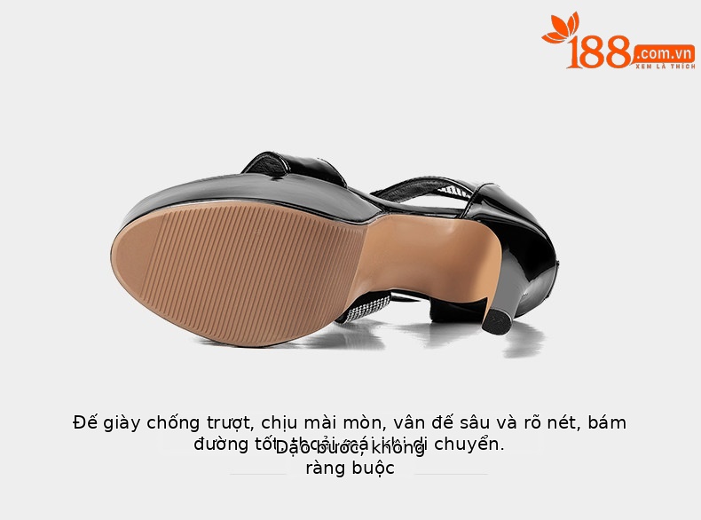 Sandal cao gót nữ hở mũi phong cách Pháp đính đá, gót nhọn 12–15 cm — Đen Cao Gót 12cm, Đỏ Cao Gót 12cm, Đen Cao Gót 13cm, Đỏ Cao Gót 13cm chi tiết 12