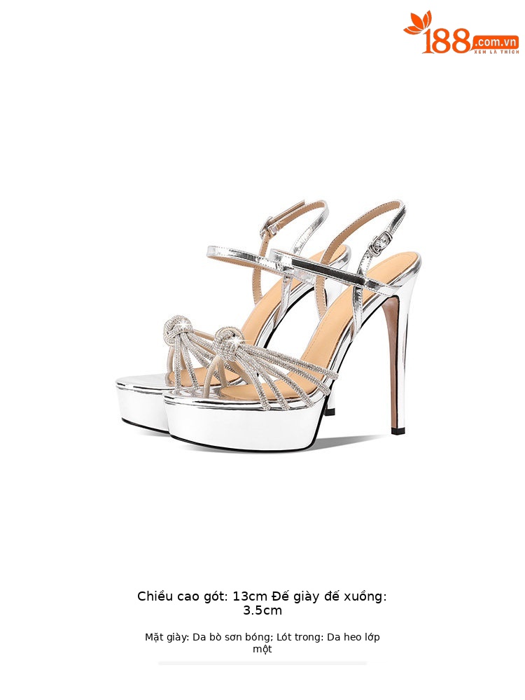 Bạc Cao gót 13cm