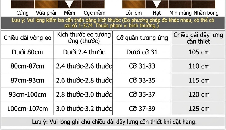Thắt Lưng Nam Da Bò Vân Cá Sấu Khóa Kim Loại Phong Cách Doanh Nhân Màu Nâu Đậm, Đen, Nâu Vàng chi tiết 7