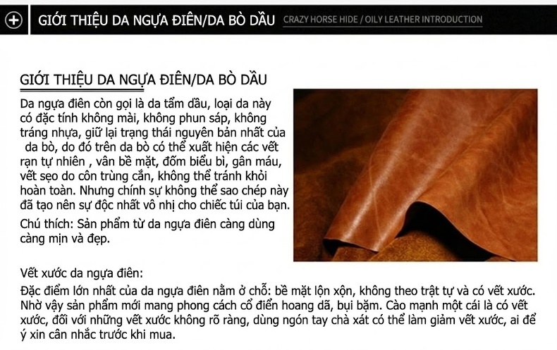 Túi Đeo Chéo/Đeo Vai Nam Da Thật Phong Cách Retro Âu Mỹ chi tiết 22