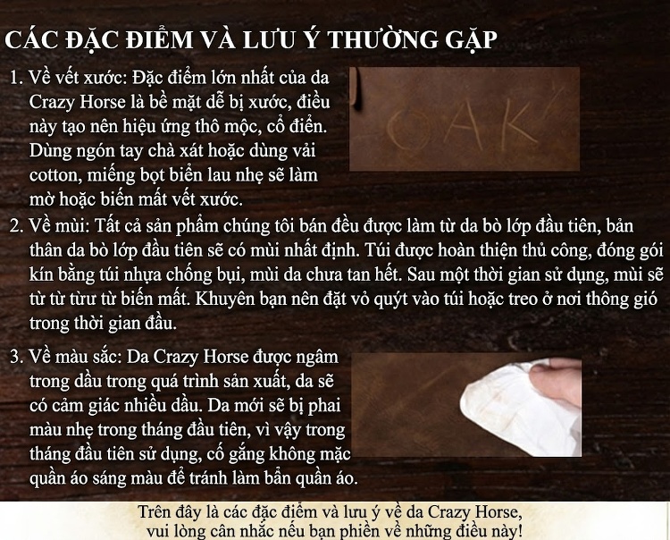 Túi Đeo Chéo/Đeo Vai Nam Nữ Da Bò Thật Phong Cách Retro chi tiết 28