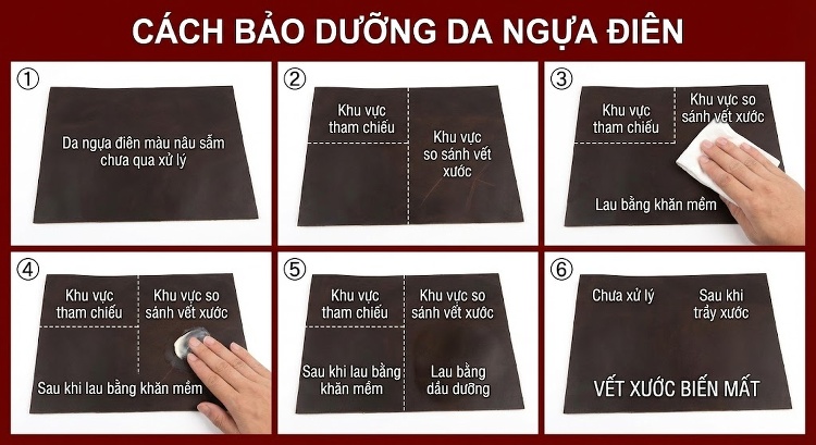 Túi Đeo Chéo Nam Da Bò Mini Bền Bỉ Phong Cách Retro Đựng Điện Thoại Màu Nâu chi tiết 2
