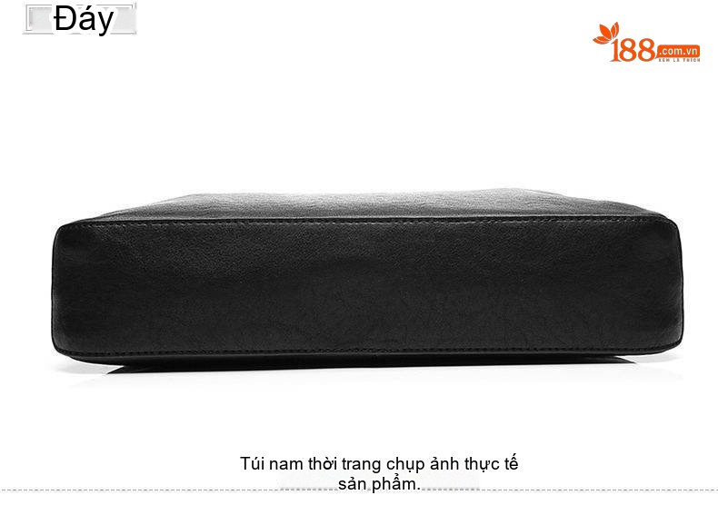 Túi Đeo Chéo Nam Da Bò Retro Thời Trang Màu Đen chi tiết 10