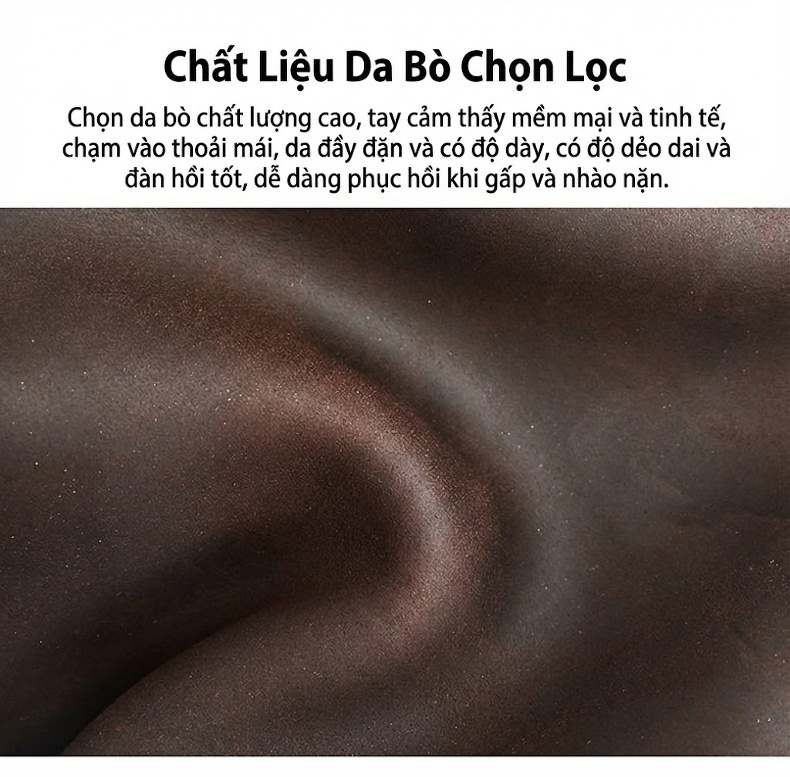 Túi Đeo Chéo Nam Da Mộc Cao Cấp Phong Cách Retro, Túi Đựng Ipad Đi Làm chi tiết 3