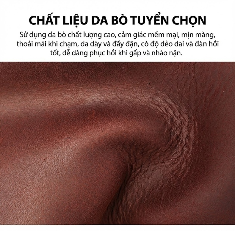 Túi Đeo Chéo Nam Da Mộc Cao Cấp Phong Cách Retro, Túi Đựng Ipad Đi Làm chi tiết 17