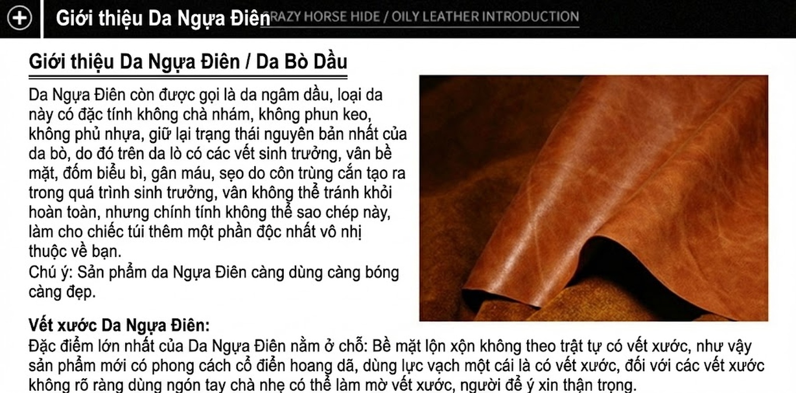 Túi đeo chéo nam da thật Crazy Horse kiểu dáng thể thao chi tiết 16