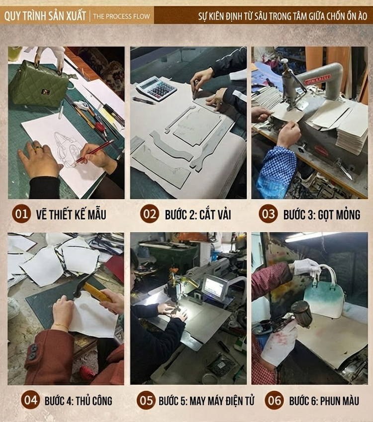 Túi Đeo Chéo Nam Da Thật Họa Tiết Vintage Cao Cấp Màu Nâu Đậm, Nâu Vàng chi tiết 13