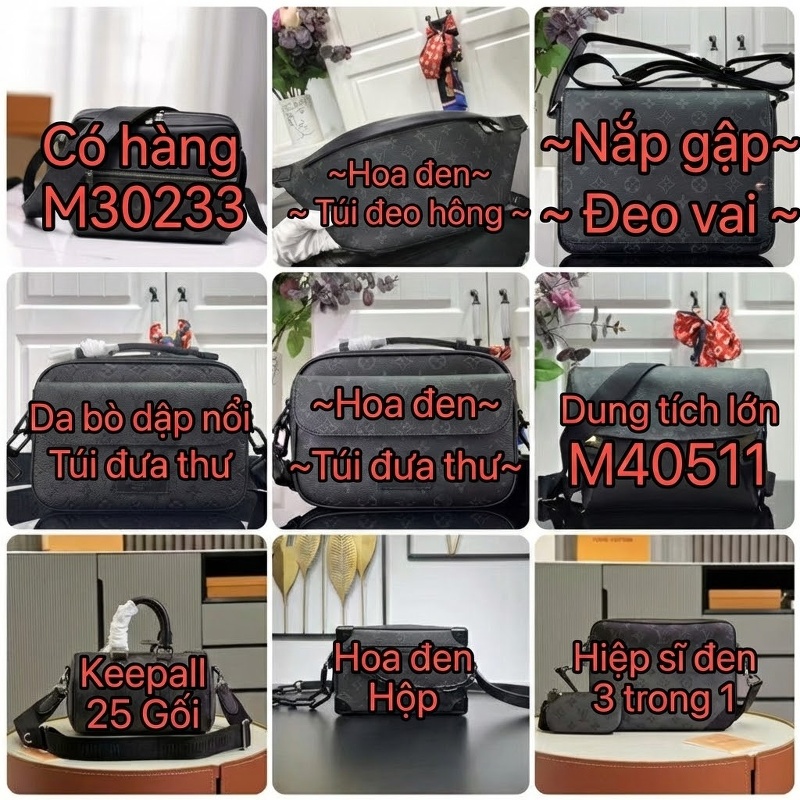 Túi Đeo Chéo Nam Da Thật Phong Cách Retro Công Sở Màu Nâu chi tiết 8