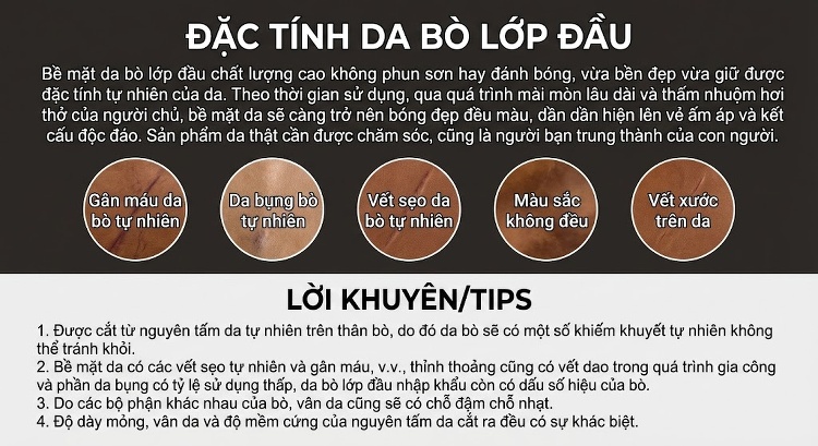 Túi Đeo Chéo Nam Da Thật Thủ Công Da Bò Lớp Đầu Phong Cách Vintage chi tiết 23