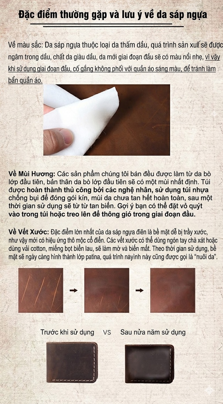 Túi Đeo Chéo Nam Nữ Da Thật Khóa Kéo Kiểu Dáng Retro Màu Nâu, Đen chi tiết 29