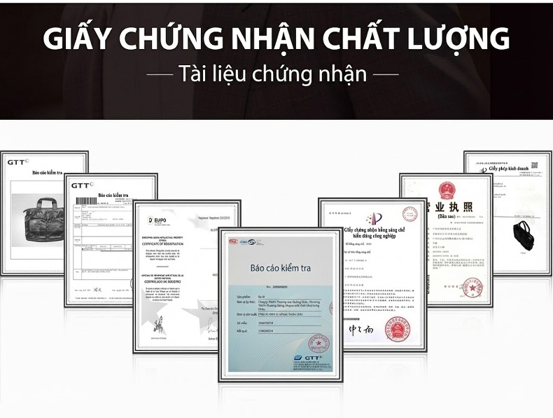 Túi Đeo Chéo Ngực Nam Da Bò Thời Trang Đựng Điện Thoại Màu Đen chi tiết 25
