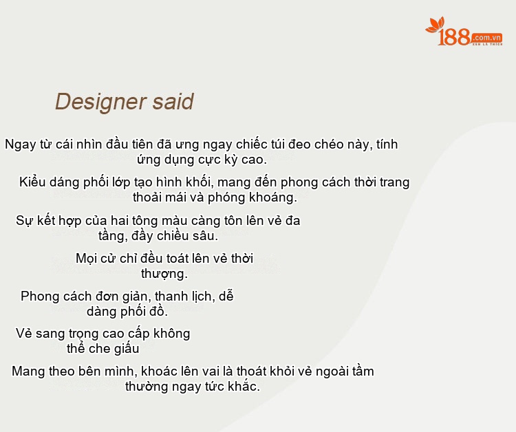Túi Đeo Chéo Nữ Da Bò Dáng Tròn Đeo Vai Phong Cách Hàn Quốc Màu Nâu, Kem chi tiết 2