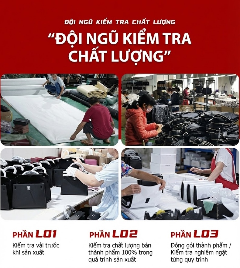 Túi Đeo Chéo Nữ Da Bò Họa Tiết Chevron Cao Cấp Màu Đen, Trắng, Nâu, Vàng chi tiết 23