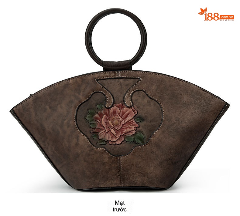 Túi Đeo Chéo Nữ Da Bò Mini Vintage Cá Tính chi tiết 12
