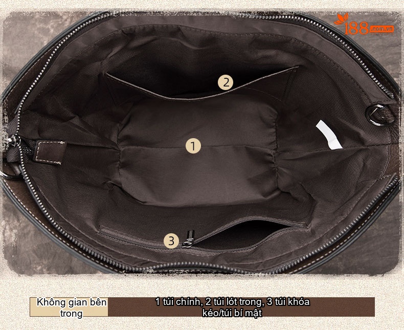 Túi Đeo Chéo Nữ Da Bò Mini Vintage Cá Tính chi tiết 21