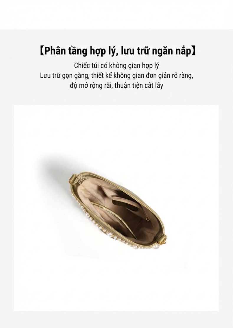 Túi Đeo Chéo Nữ Da Bò Sát Thủ Công Phong Cách Trung Hoa Chiều Dài 13cm Màu Bạc, Xanh Rêu, Hồng chi tiết 8