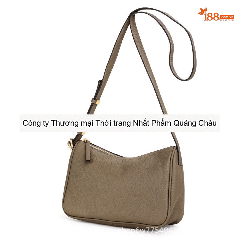 Túi Đeo Chéo Nữ Da Bò Thời Trang Màu Đen