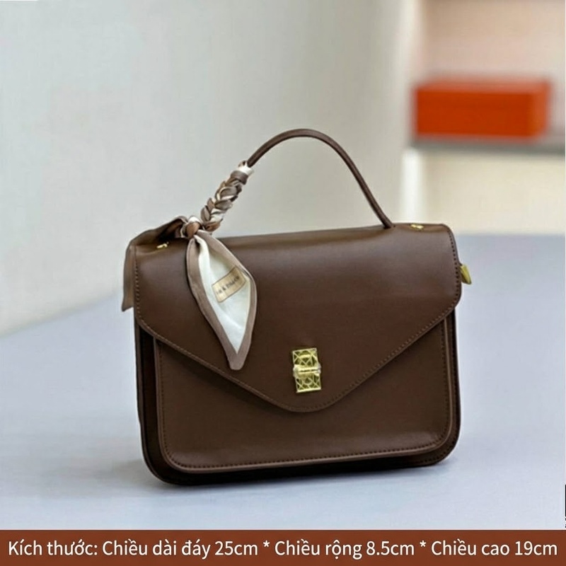 Màu sô cô la [buộc khăn lụa và vận chuyển]