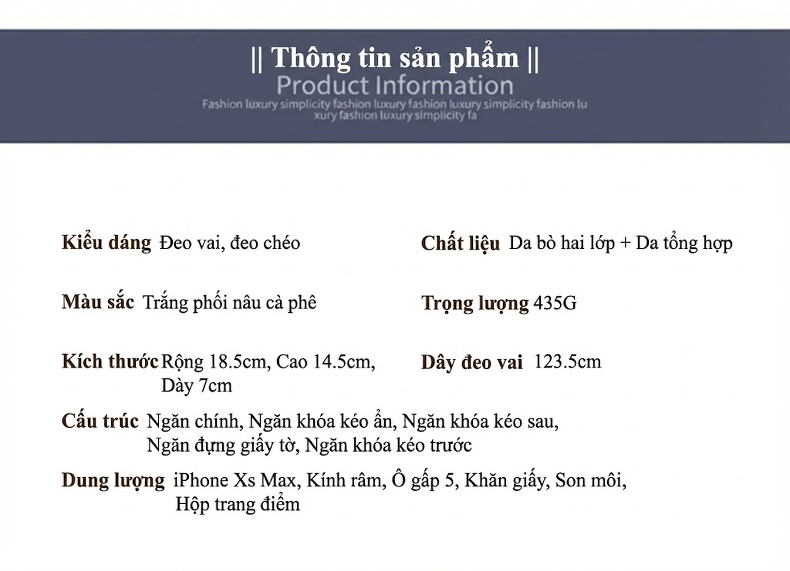 Túi Đeo Chéo Nữ Da Bóng Mini Dáng Tròn Phối Màu Thời Trang chi tiết 5