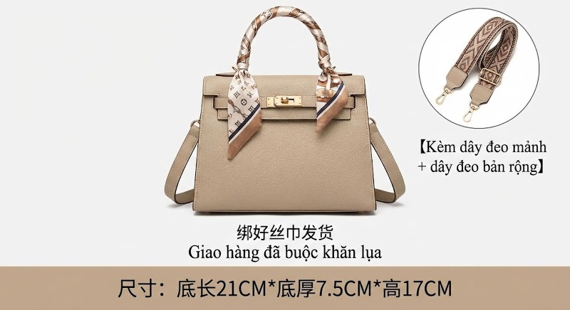 Màu mơ [buộc khăn lụa và vận chuyển]