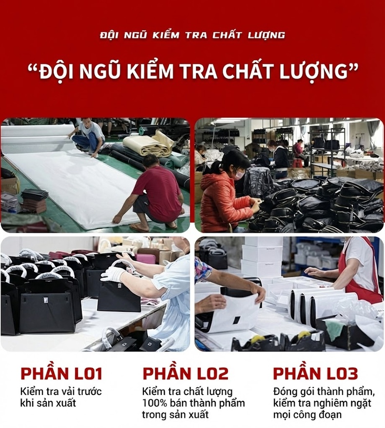 Túi Đeo Chéo Nữ Da Cừu Họa Tiết Trám Dây Xích Phong Cách Tiểu Thư Màu Đen chi tiết 16