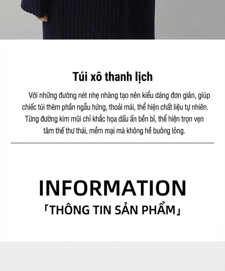 Túi Đeo Chéo Nữ Da Mờ Dáng Xô Đeo Vai Đi Làm Công Sở Màu Nâu chi tiết 2
