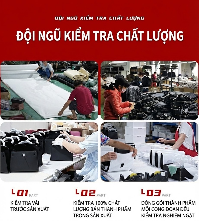 Túi Đeo Chéo Nữ Da Mờ Sức Chứa Lớn Phong Cách Thu Đông Màu Nâu chi tiết 27