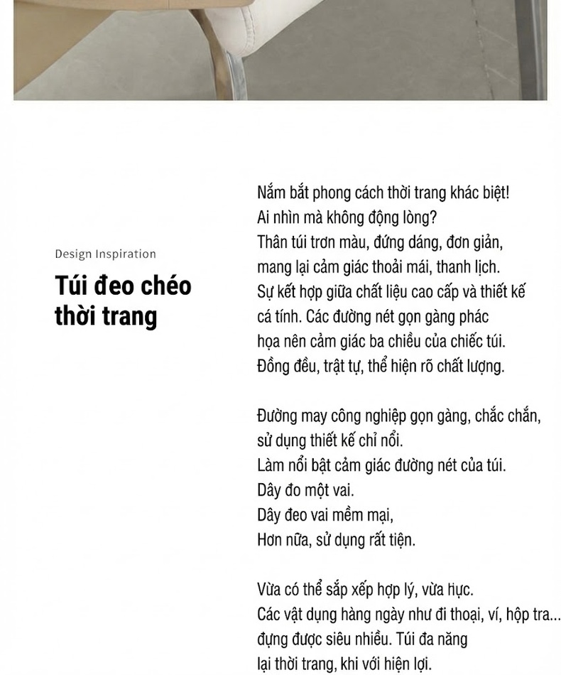 Túi Đeo Chéo Nữ Da Thật Mini Dáng Cloud Bag Đeo Vai Phong Cách Hàn Quốc Màu Bạc chi tiết 2