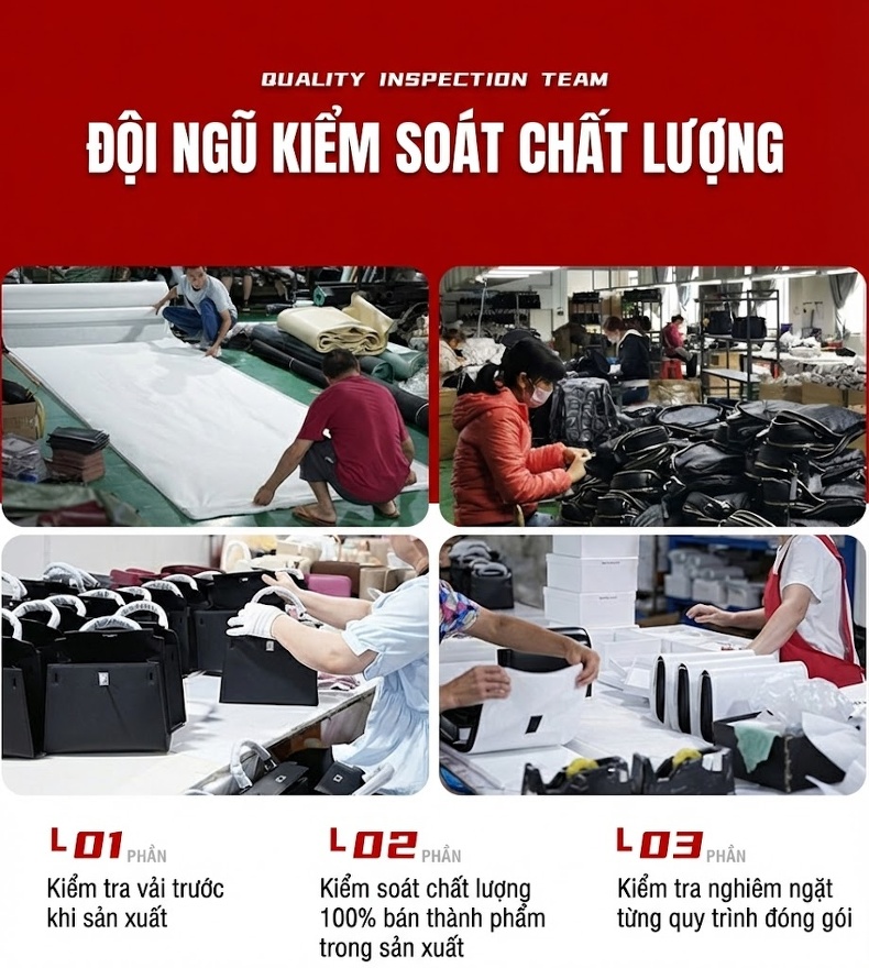 Túi Đeo Chéo Nữ Da Thật Mini Nhiều Ngăn Nhẹ Phong Cách Hàn Quốc Màu Nâu, Xanh Navy, Trắng, Đen... chi tiết 35