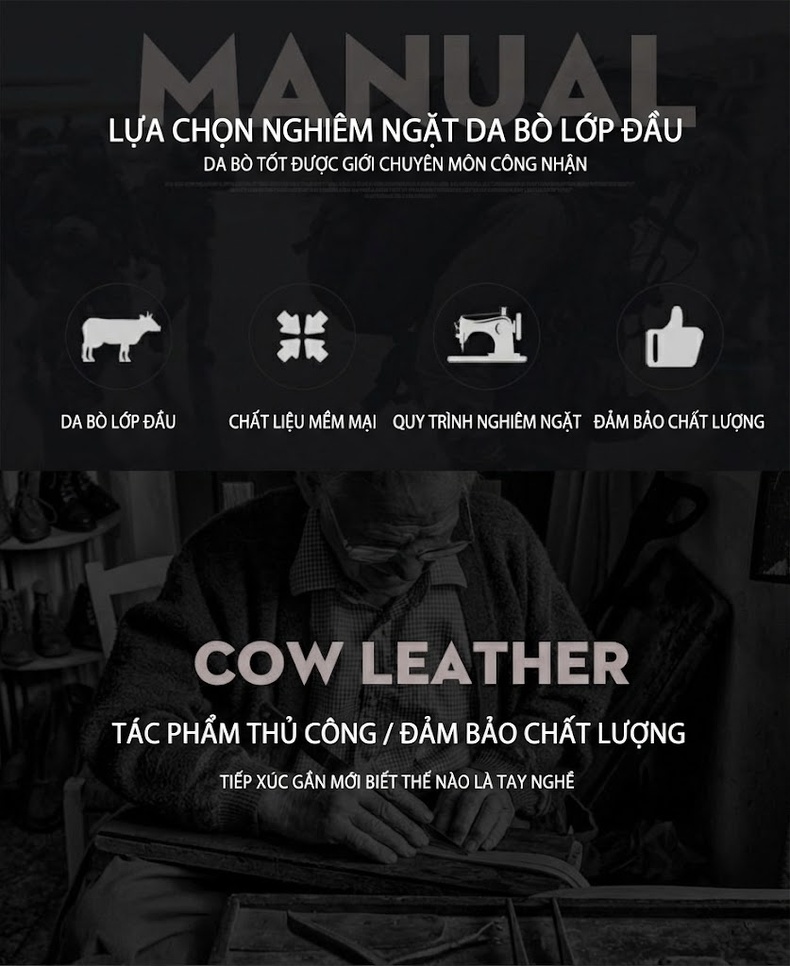 Túi Đeo Chéo Nữ Da Thật Nhiều Ngăn Đựng Điện Thoại Hình Thỏ Màu Đen chi tiết 2
