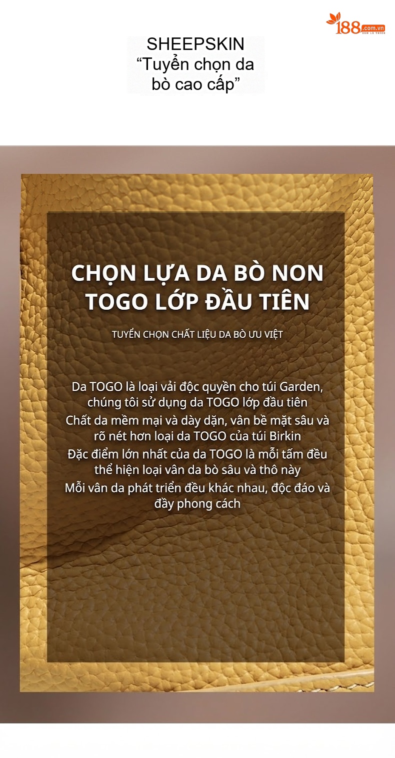 Túi Đeo Chéo Nữ Da Thật Thiết Kế Mini Cao Cấp Màu Vàng, Kem, Nâu chi tiết 13