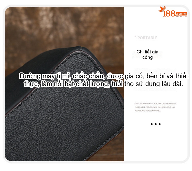 Túi Đeo Chéo Nữ Da Thật Túi Mẹ Bầu Túi Xách Tay Một Bên Vai Cho Người Trung Niên Màu Đen, Nâu chi tiết 15