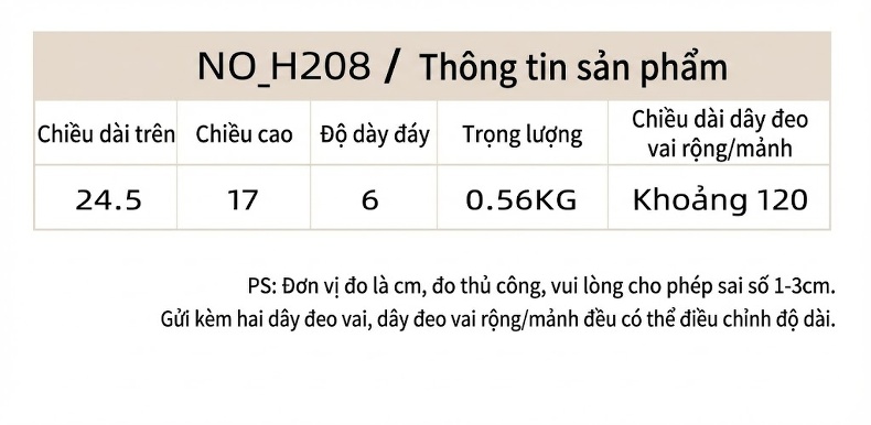 Túi Đeo Chéo Nữ Dáng Yên Ngựa Phối Màu Nâu, Kem, Đen chi tiết 3
