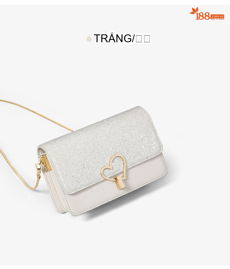 Túi Đeo Chéo Nữ Dây Xích Phong Cách Thời Trang Cao Cấp Màu Đen chi tiết 22