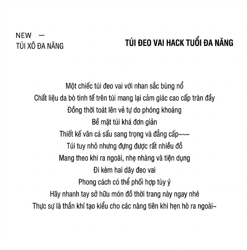Túi Đeo Chéo Nữ Mini Da Bò Dáng Trống Hai Dây Đeo Màu Kem chi tiết 2