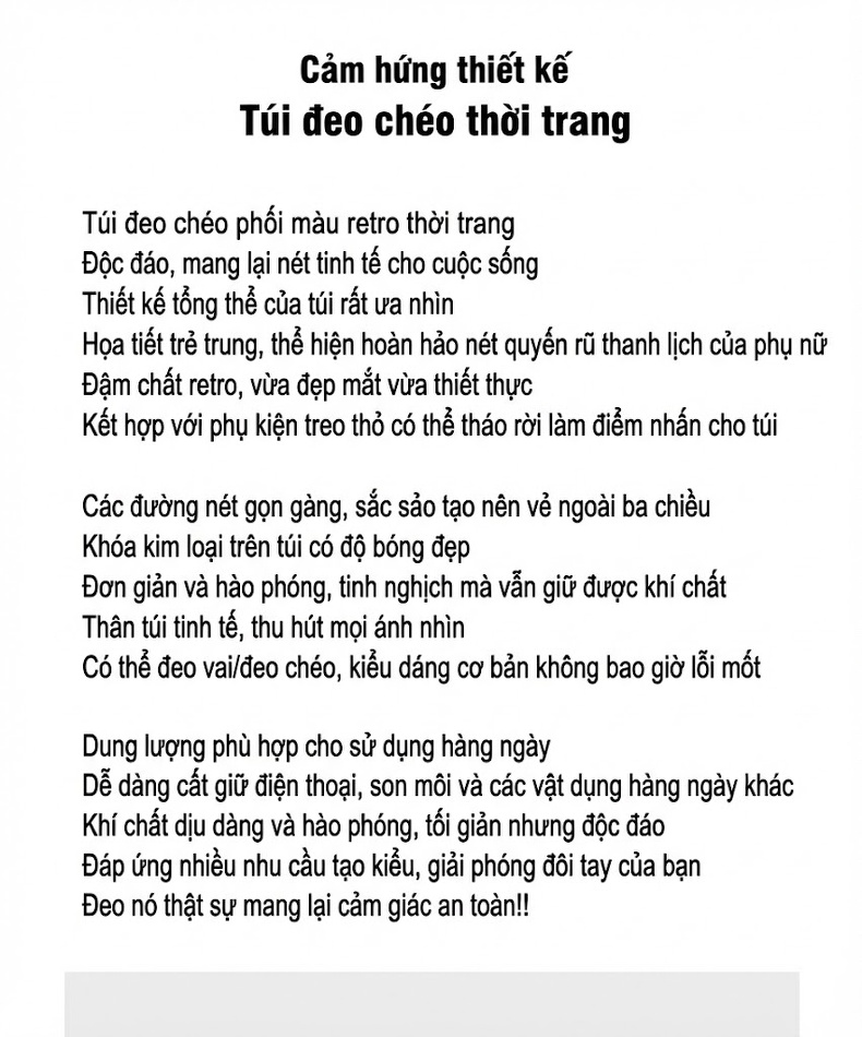Túi Đeo Chéo Nữ Mini Đựng Điện Thoại Phong Cách Thời Trang Màu Nâu chi tiết 1