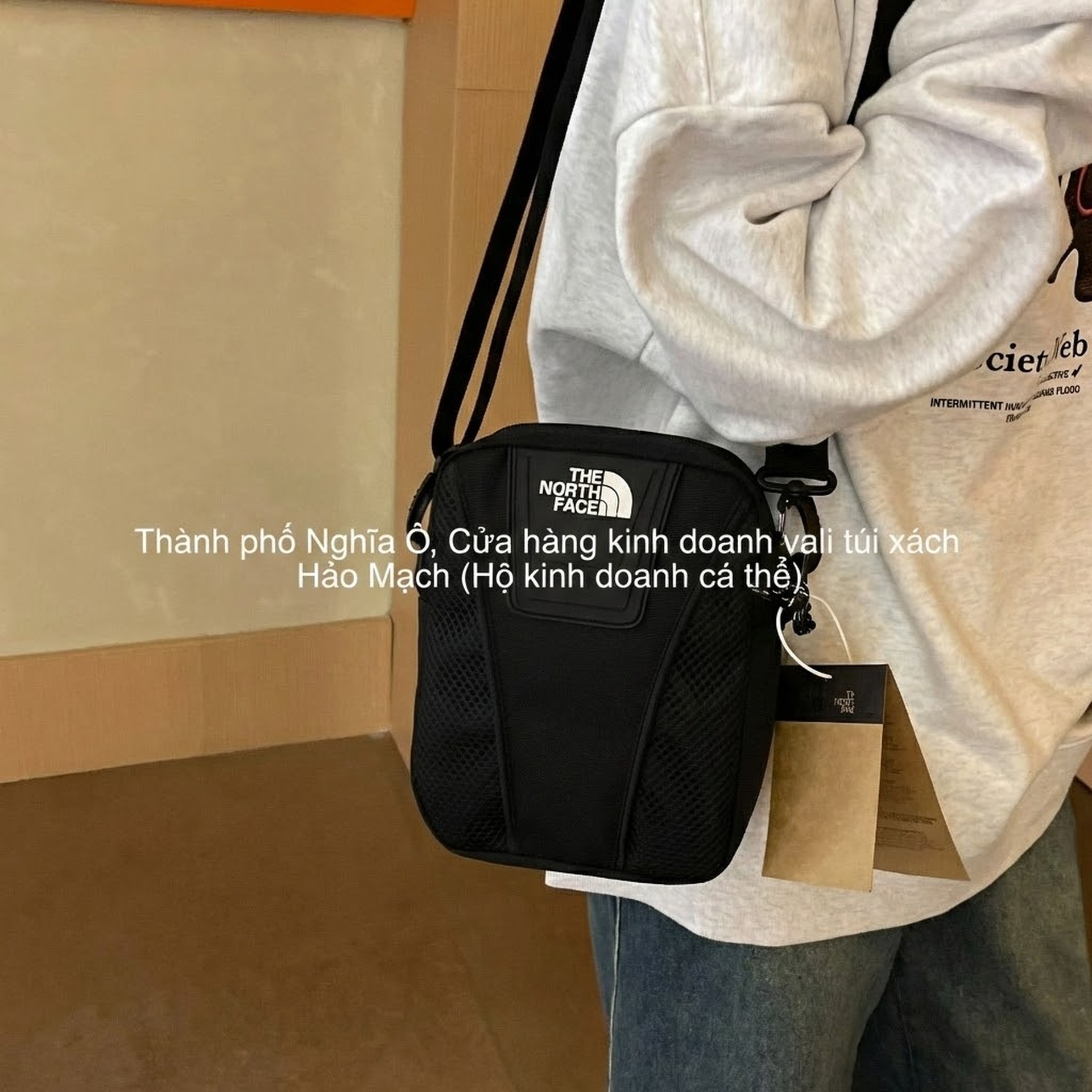 Túi Đeo Chéo Nữ Vải Canvas Đeo Ngực Đeo Hông Kiểu Dáng Thời Trang chi tiết 16