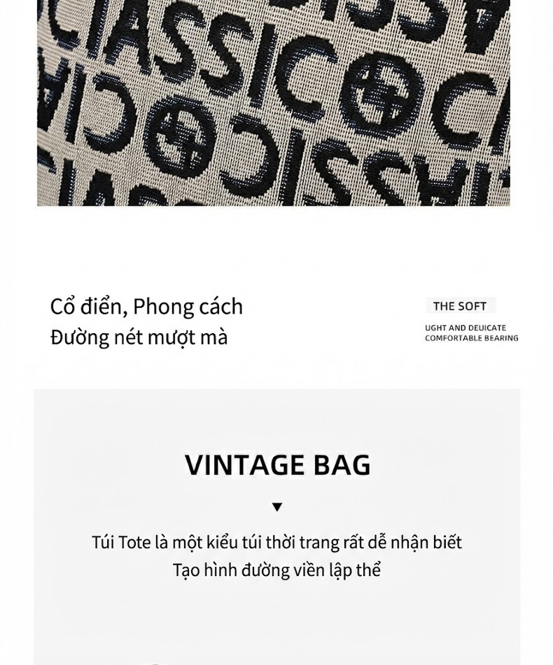 Túi Đeo Chéo Nữ Vải Canvas Kiểu Túi Rút Mini Đeo Vai Đựng Điện Thoại Họa Tiết Chữ Màu Be, Đen chi tiết 5