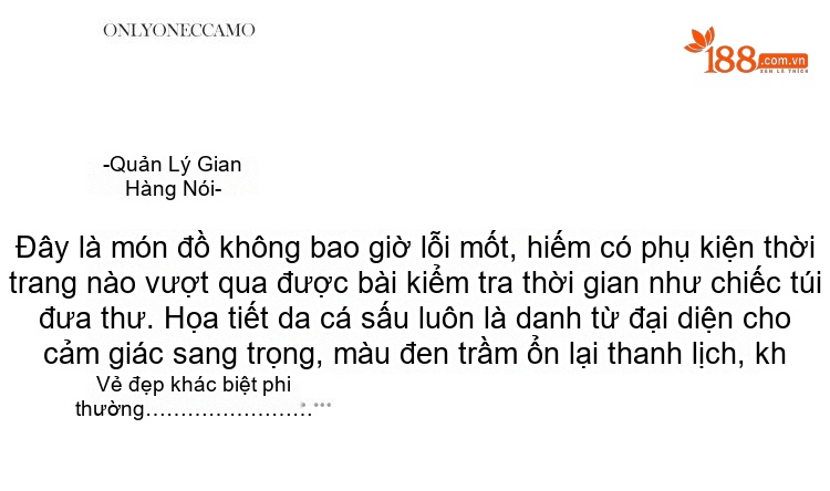 Túi Đeo Chéo Nữ Vân Cá Sấu Dáng Hộp Phom Cứng Quai Xách Tay Màu Đen chi tiết 2