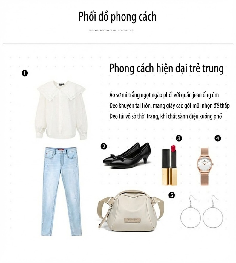 Túi Đeo Chéo Vải Canvas Đeo Vai Thời Trang Màu Đen chi tiết 3