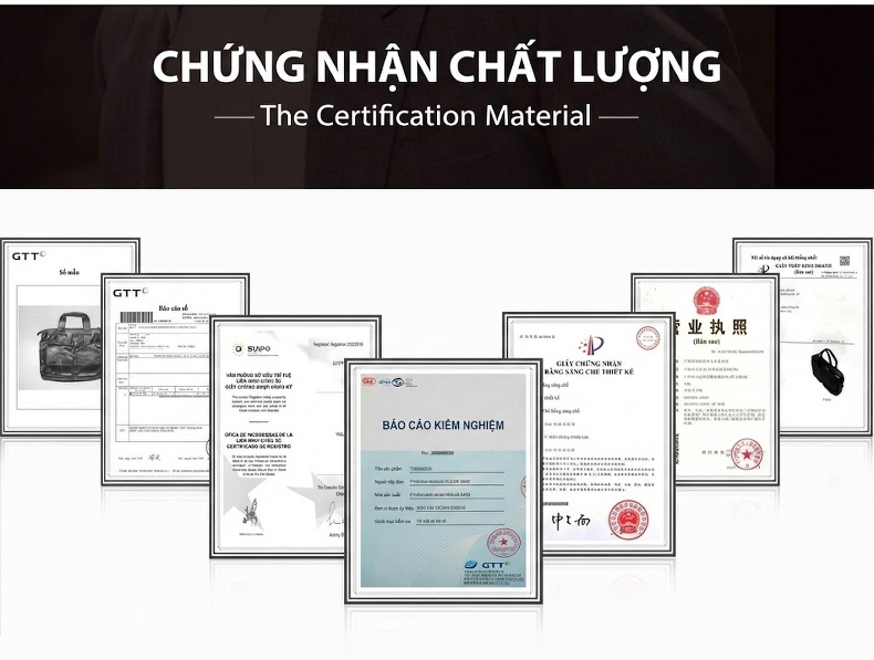 Túi Đeo Hông/Bụng Nam Da Mờ Đa Năng Dung Tích Lớn Màu Nâu chi tiết 28