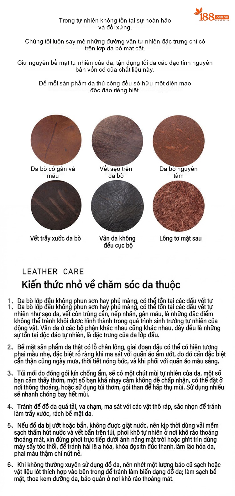 Túi Đeo Hông/Đeo Chéo Nam Nữ Da Bò Thủ Công Vintage chi tiết 24