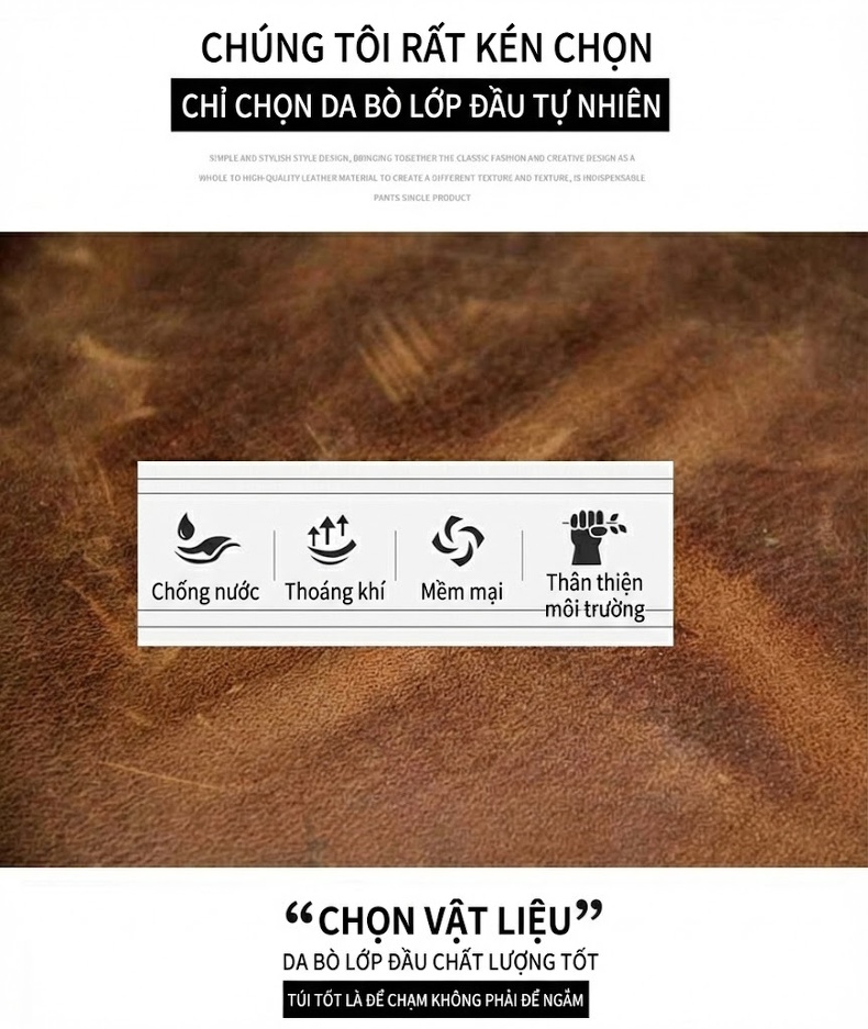 Túi Đeo Hông Điện Thoại Da Bò Madhorse Thắt Lưng Cổ Điển 6 Inch Màu Nâu Vàng, Nâu Đậm chi tiết 8