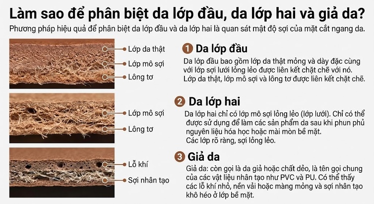 Túi Đeo Hông/Túi Đeo Bụng Rút Dây Da Bò Phong Cách Vintage Màu Nâu chi tiết 28
