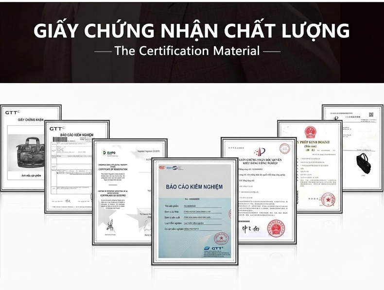 Túi Đeo Ngực/Đeo Chéo Nam Da Bò Lớn Thời Trang Màu Nâu chi tiết 17