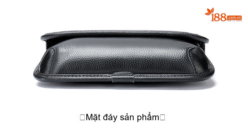 Túi Đeo Ngực/Đeo Chéo Nam Da Thật Chống Thấm Nước Thiết Kế Tối Giản Màu Đen chi tiết 31